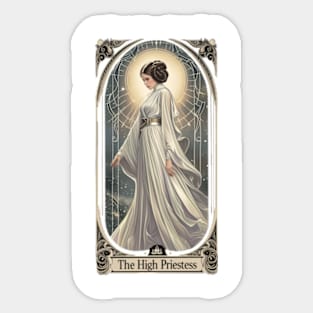 High Princess Leia Tarot Card Star Wars Sticker